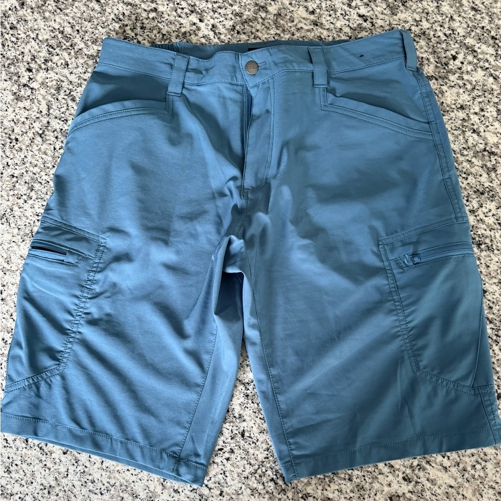 CQR Men's Quick Dry Stretch Hiking Cargo Shorts, Lightweight Water Resistant - Picture 5 of 10